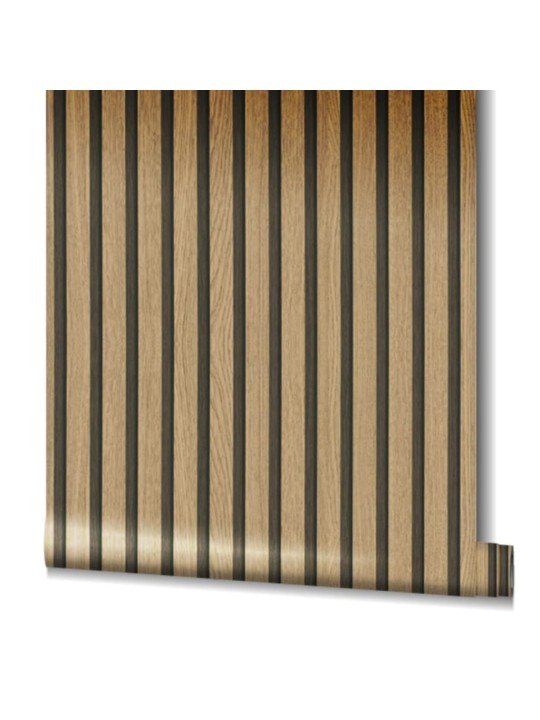 Noordwand tapeet "botanica wooden slats", pruun ja tamm