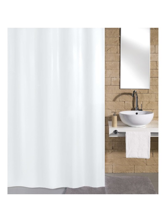 430280 kleine wolke shower curtain "kito" 180x200 cm white