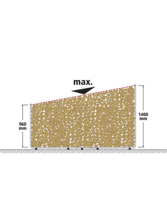 Wolfcraft küttepuude ladumise abivahend, modulaarne, xxl, 5125000