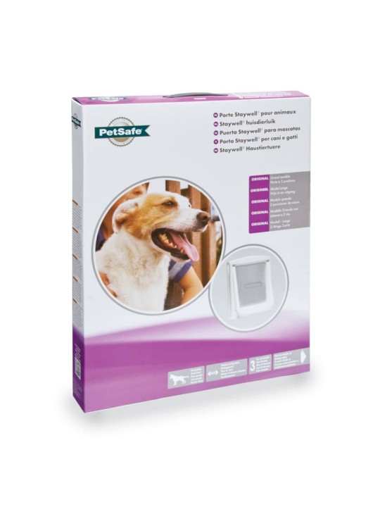 Petsafe 2-suunaline lemmiklooma uks 760 suur, 35,6 x 30,5 cm, valge