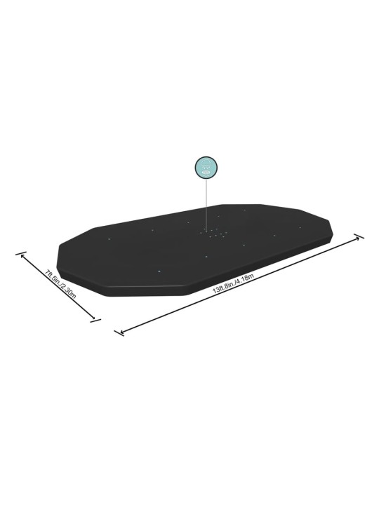 BESTWAY FLOWCLEAR BASSEINIKATE 418X230 CM