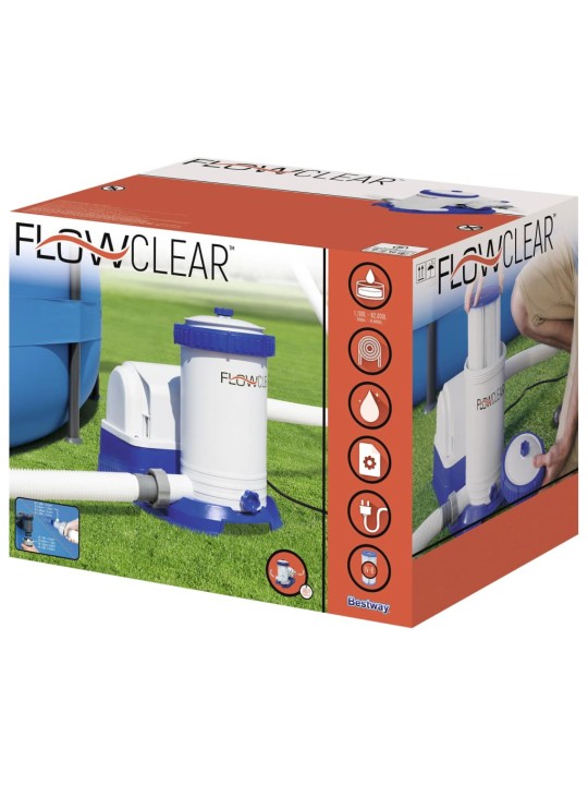 Bestway flowclear ujumisbasseini filterpump 9463 l/h