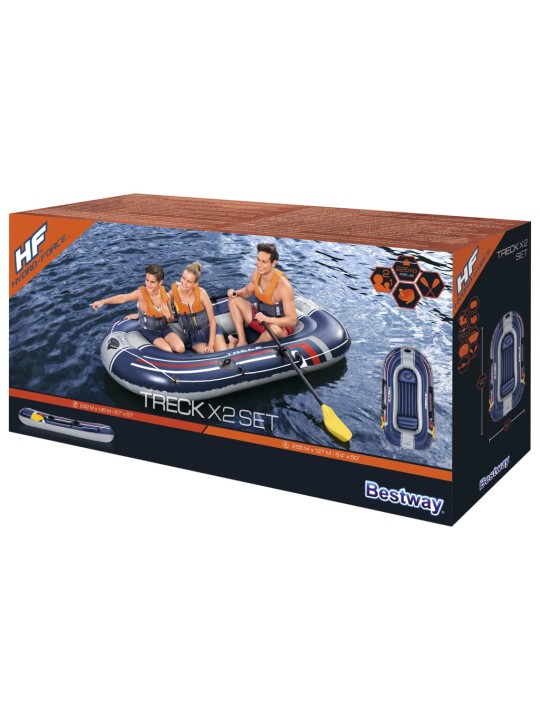 Bestway hydro-force täispumbatav paat treck x2 set, 255 x 127 cm