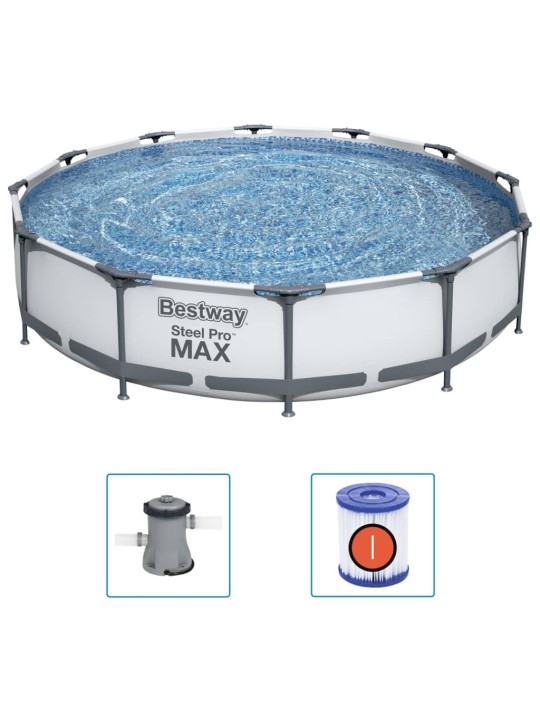 Bestway steel pro max ujumisbasseinikomplekt 366 x 76 cm