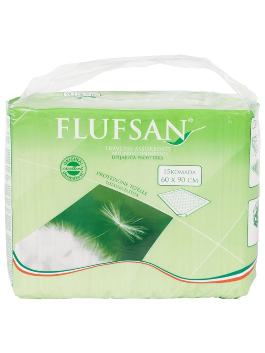 Flufsan inkontinentsi aluslinad 90 tk, 60 x 90 cm