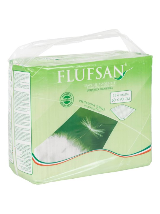 Flufsan inkontinentsi aluslinad 90 tk, 60 x 90 cm