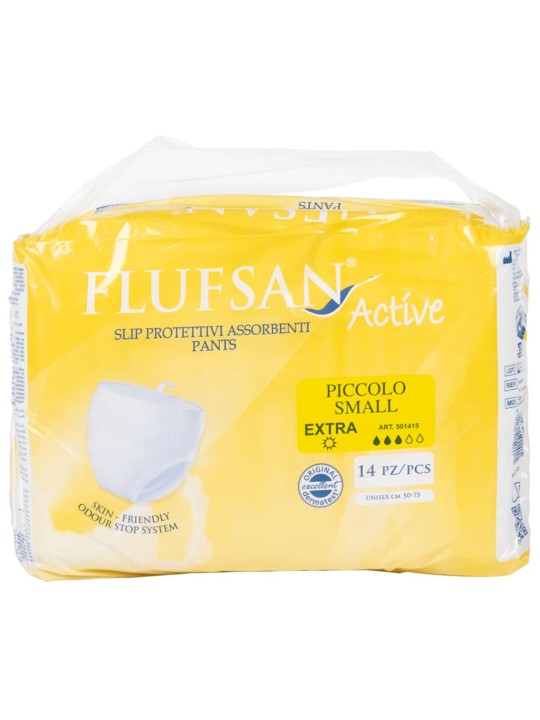 Flufsan inkontinents püksid täiskasvanutele, 14 tk, suurus s