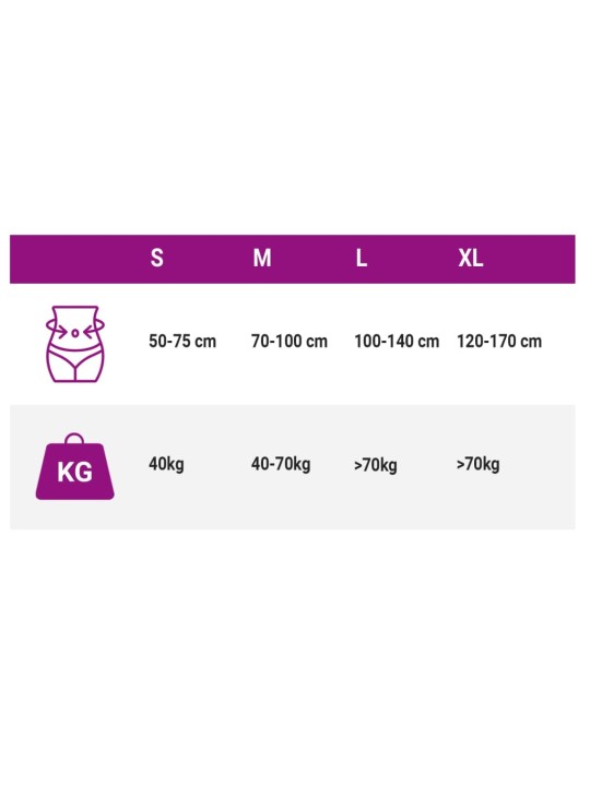 Flufsan inkontinents püksid täiskasvanutele, 14 tk, suurus s