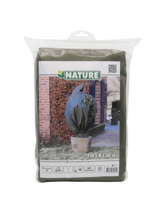 Nature talve fliiskate lukuga 70 g/m² roheline 1,5 x 2 m