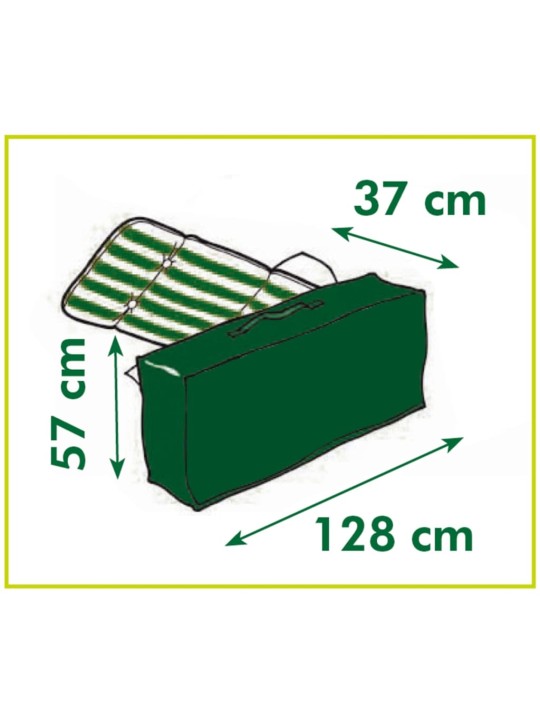 Nature aiamööbli patjade kaitsekate 128 x 57 x 37 cm