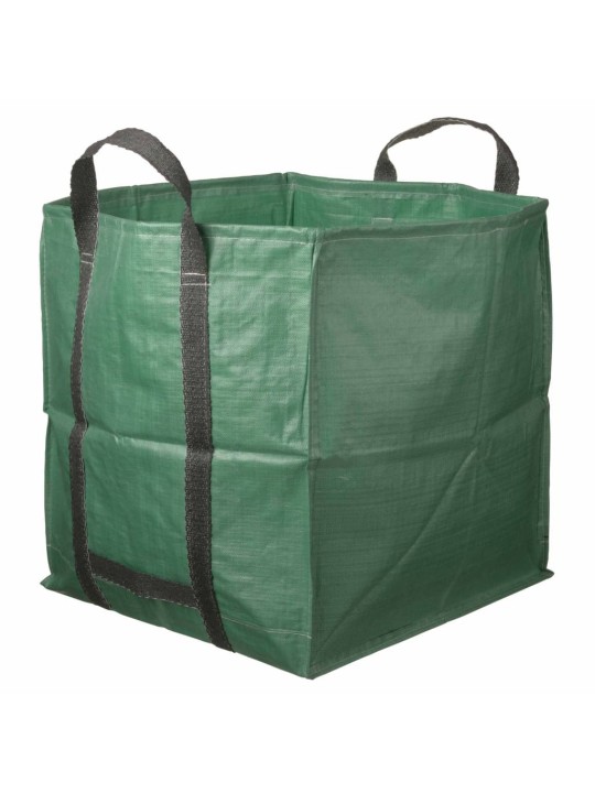 423520 nature garden waste bag square green 148 l