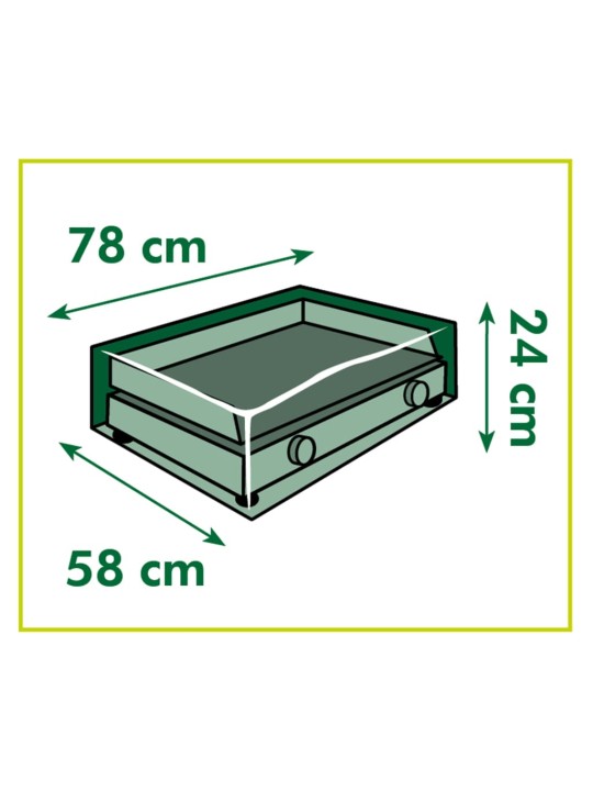 Nature plancha grillikate, 78x58x24 cm