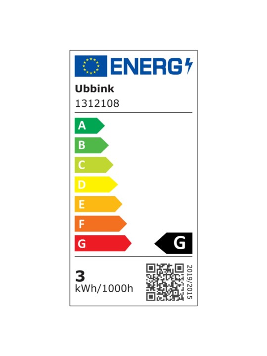 Ubbink veekose laba nevada 30 cm, LED-tuled, roostevaba teras