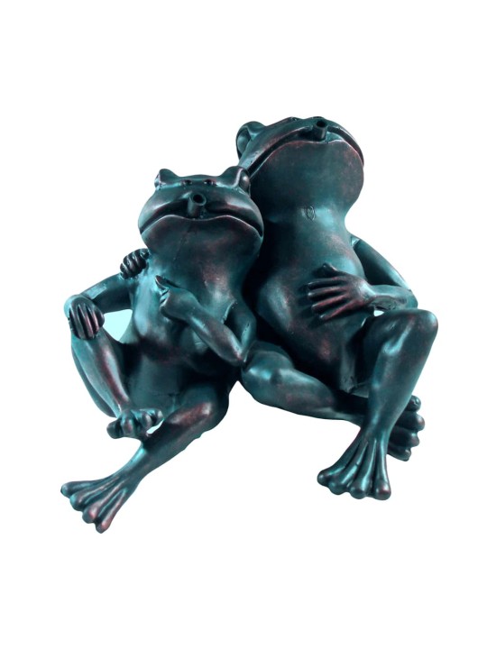 419672 ubbink water feature 2 frogs 22 cm 1386074