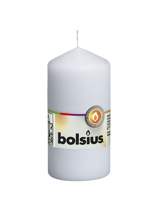 Bolsius sammasküünlad 10 tk 120 x 58 mm valge