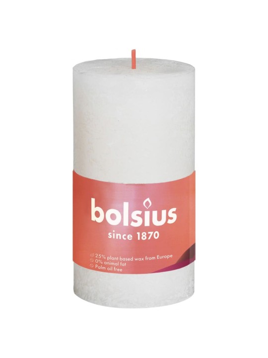 Bolsius sammasküünlad shine 8 tk 100x50 mm pärlihall