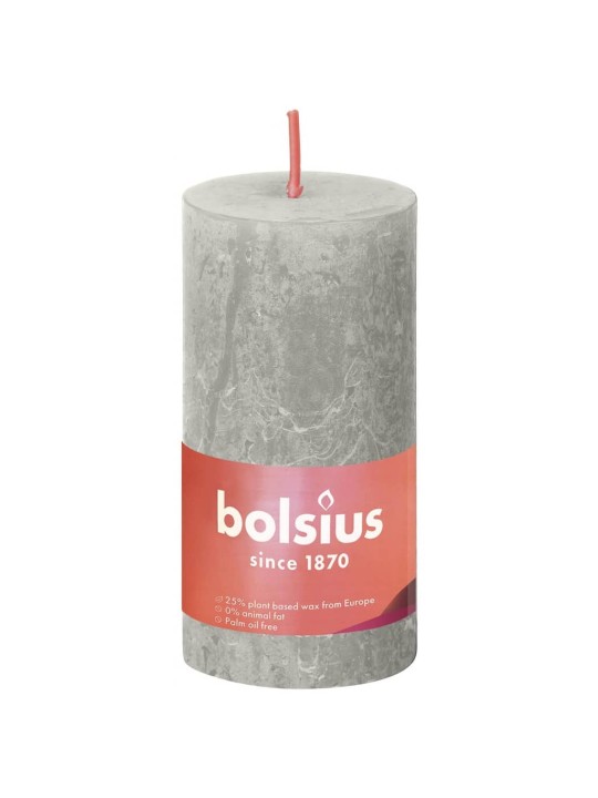 Bolsius sammasküünlad shine 8 tk 100x50 mm hall