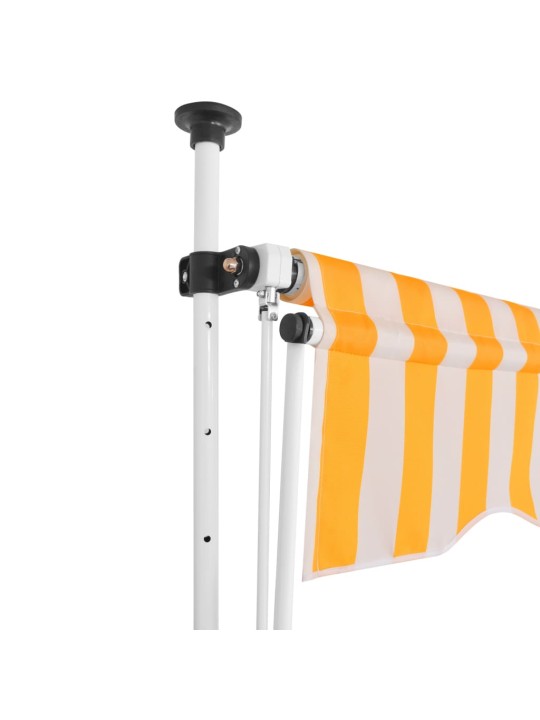 Kokkupandav varikatus, 250 cm oranži-valgetriibuline