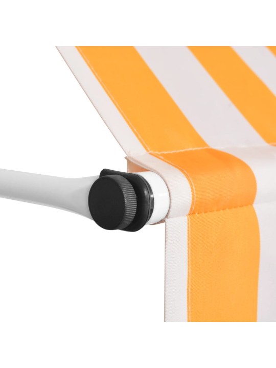 Kokkupandav varikatus, 250 cm oranži-valgetriibuline