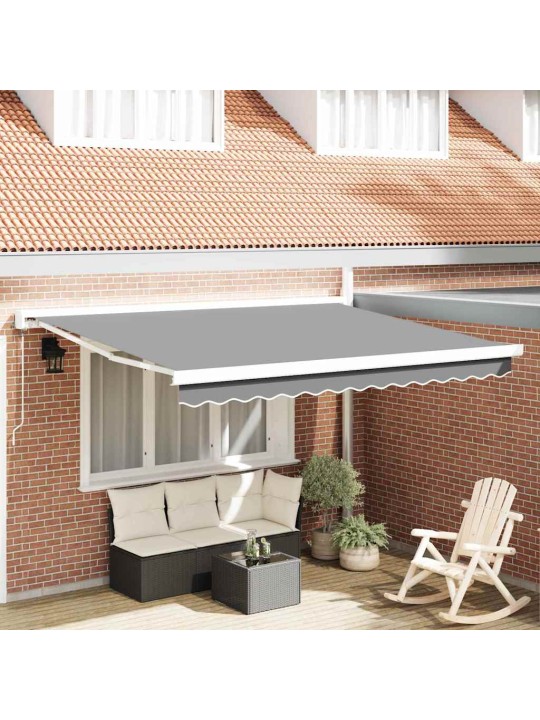 Varikatus valge 3,5 x 2,5 m metall