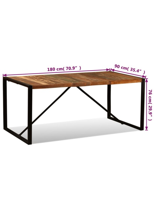 Söögilaud taastatud puidust 180 cm