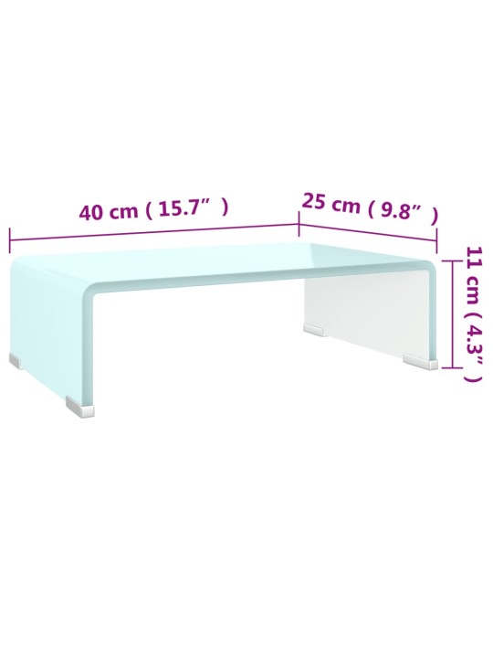 Telerialus klaasist roheline 40 x 25 x 11 cm