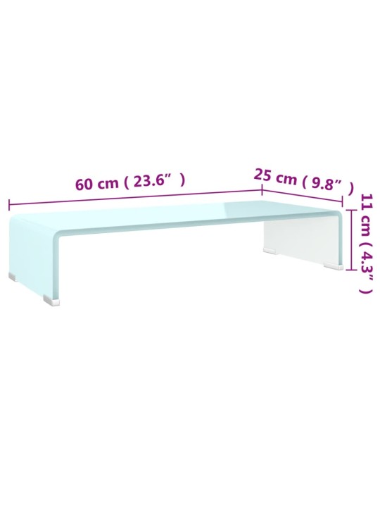 Telerialus klaasist roheline 60 x 25 x 11 cm