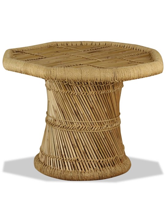 Kohvilaud, bambus, kaheksanurkne, 60 x 60 x 45 cm