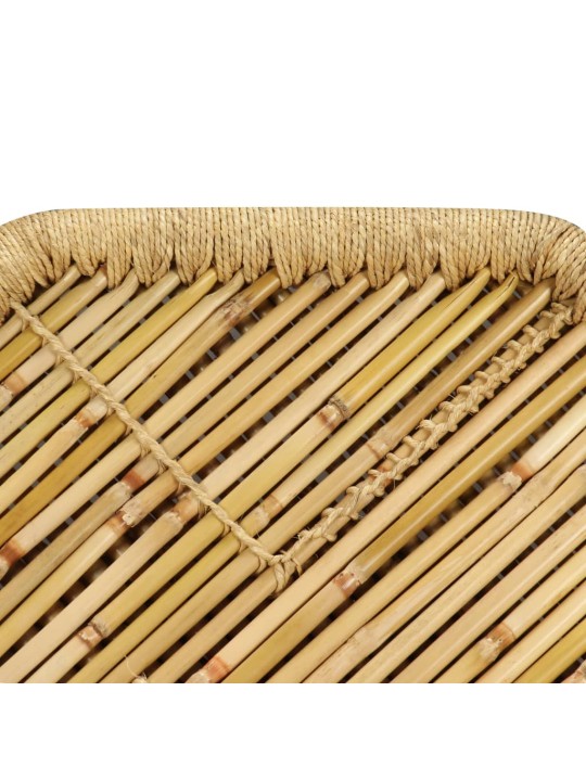 Kohvilaud, bambus, kaheksanurkne, 60 x 60 x 45 cm
