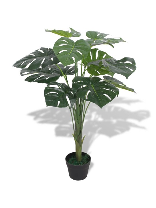 Kunsttaim monstera potiga 70 cm, roheline