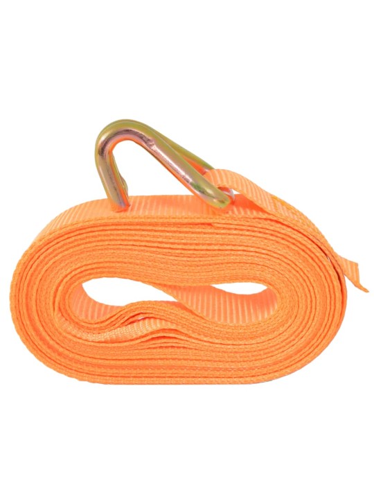 Pingutitega koormarihmad 10 tk 0,4 tonni 6 m x 25 mm, oranž