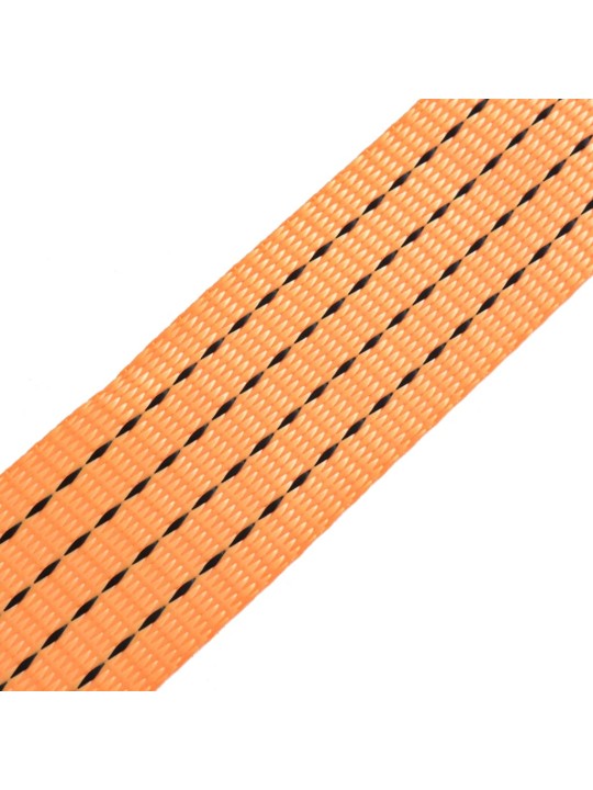 Pingutitega koormarihmad 10 tk 2 tonni 8 m x 50 mm, oranž