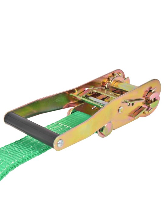 Slackline 15 m x 50 mm 150 kg roheline