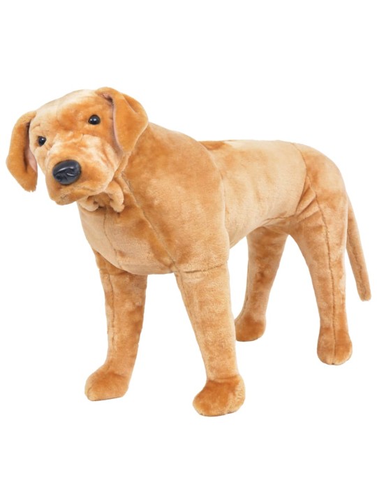 SEISEV MÄNGUKOER LABRADOR PLÜÜS, HELEPRUUN XXL