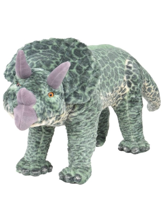 Seisev triceratops, plüüs, roheline xxl