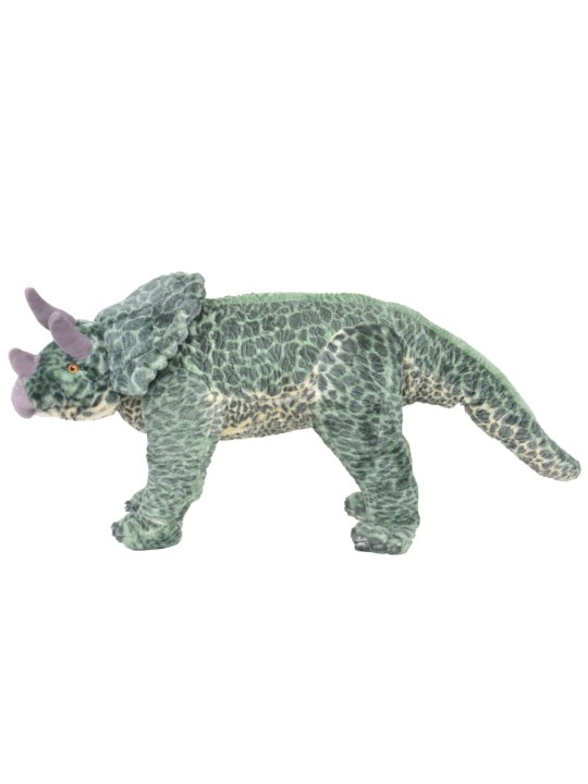 Seisev triceratops, plüüs, roheline xxl