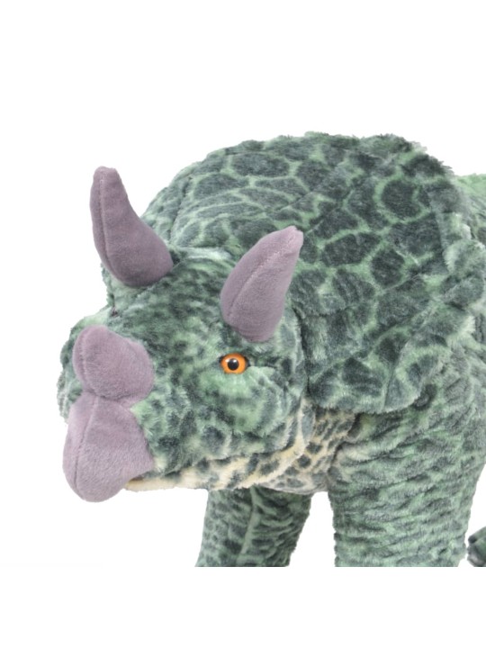 Seisev triceratops, plüüs, roheline xxl