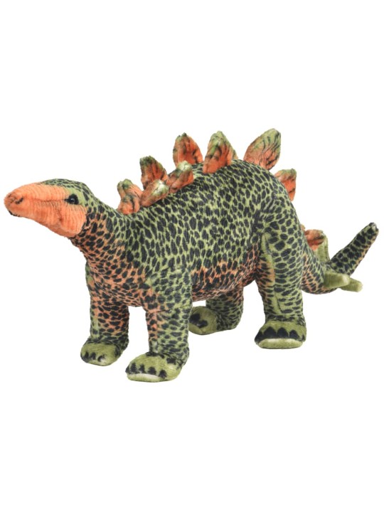 Seisev dinosaurus/stegosaurus, plüüs, roheline ja oranž xxl