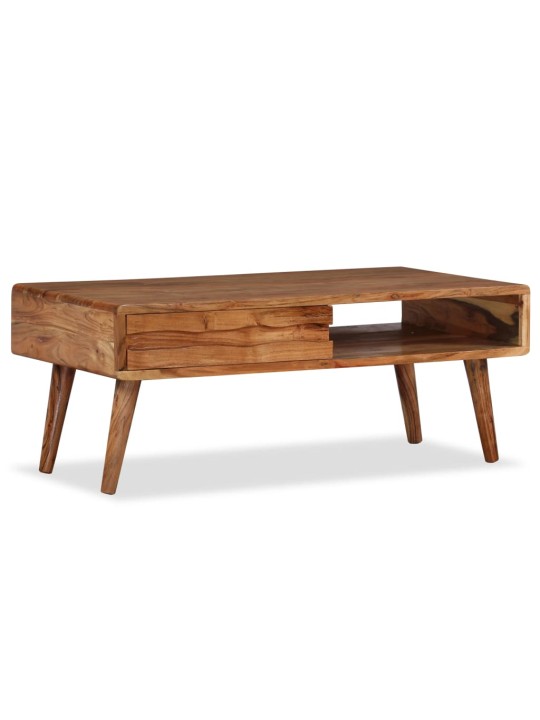 Diivanilaud toekast puidust, nikerdatud sahtliga 100 x 50 x 40cm