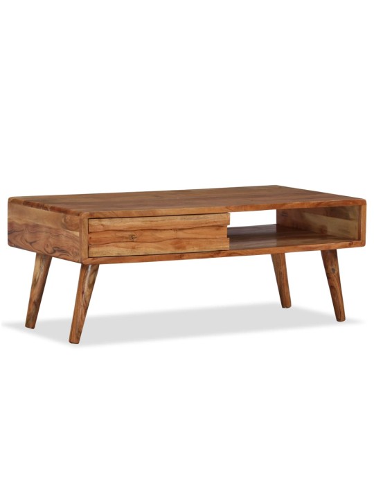 Diivanilaud toekast puidust, nikerdatud sahtliga 100 x 50 x 40cm