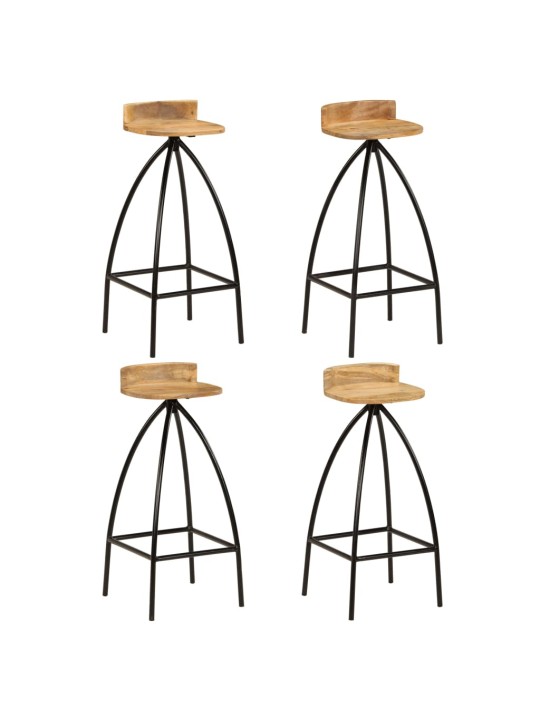 Baarikomplekt, 5 osa, toekas mangopuit