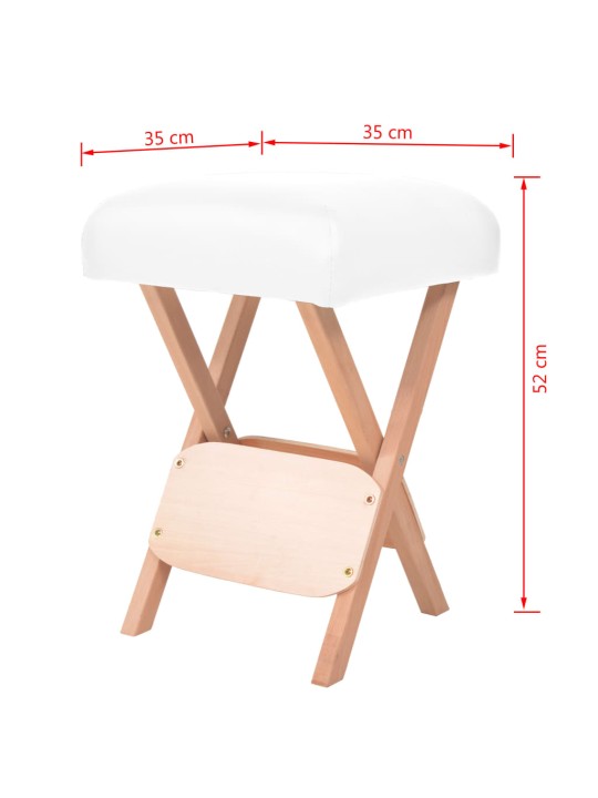 Kokkupandav massaažitool, 12 cm paksune iste ja 2 rullpatja