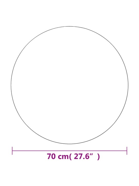 Seinapeegel, 70 cm, ümmargune, klaasist