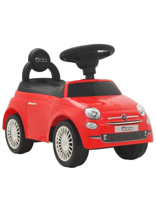 Pealeistutav auto fiat 500 punane