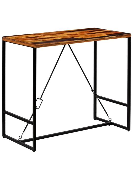 Baarilaud, taaskasutatud puit, 120 x 60 x 106 cm
