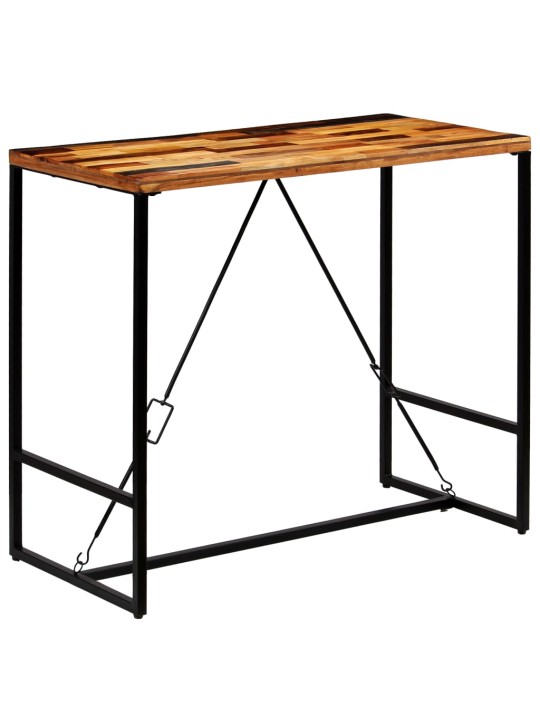 Baarilaud, taaskasutatud puit, 120 x 60 x 106 cm