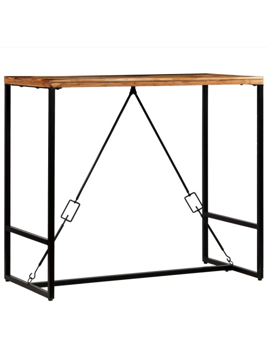 Baarilaud, taaskasutatud puit, 120 x 60 x 106 cm