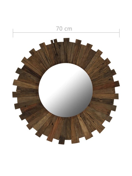 Seinapeegel, toekas taaskasutatud puit, 70 cm