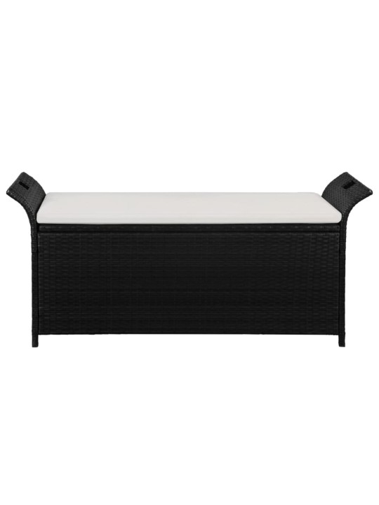 Hoiupink padjaga, 138 cm, polürotang, must