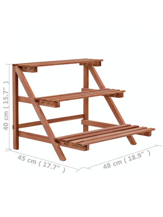 3-korruseline taimealus, seedripuit, 48 x 45 x 40 cm